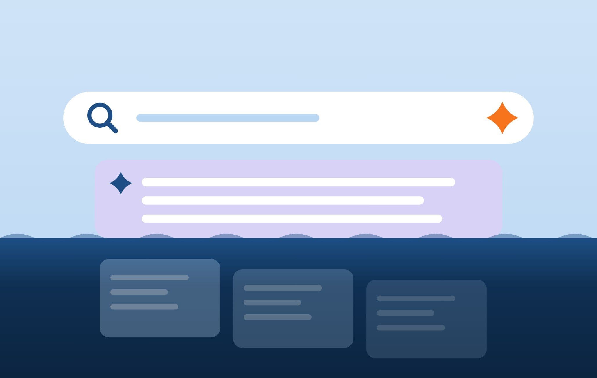 Illustratie Media Solutions: vindbaarheid in Google met AI-antwoorden