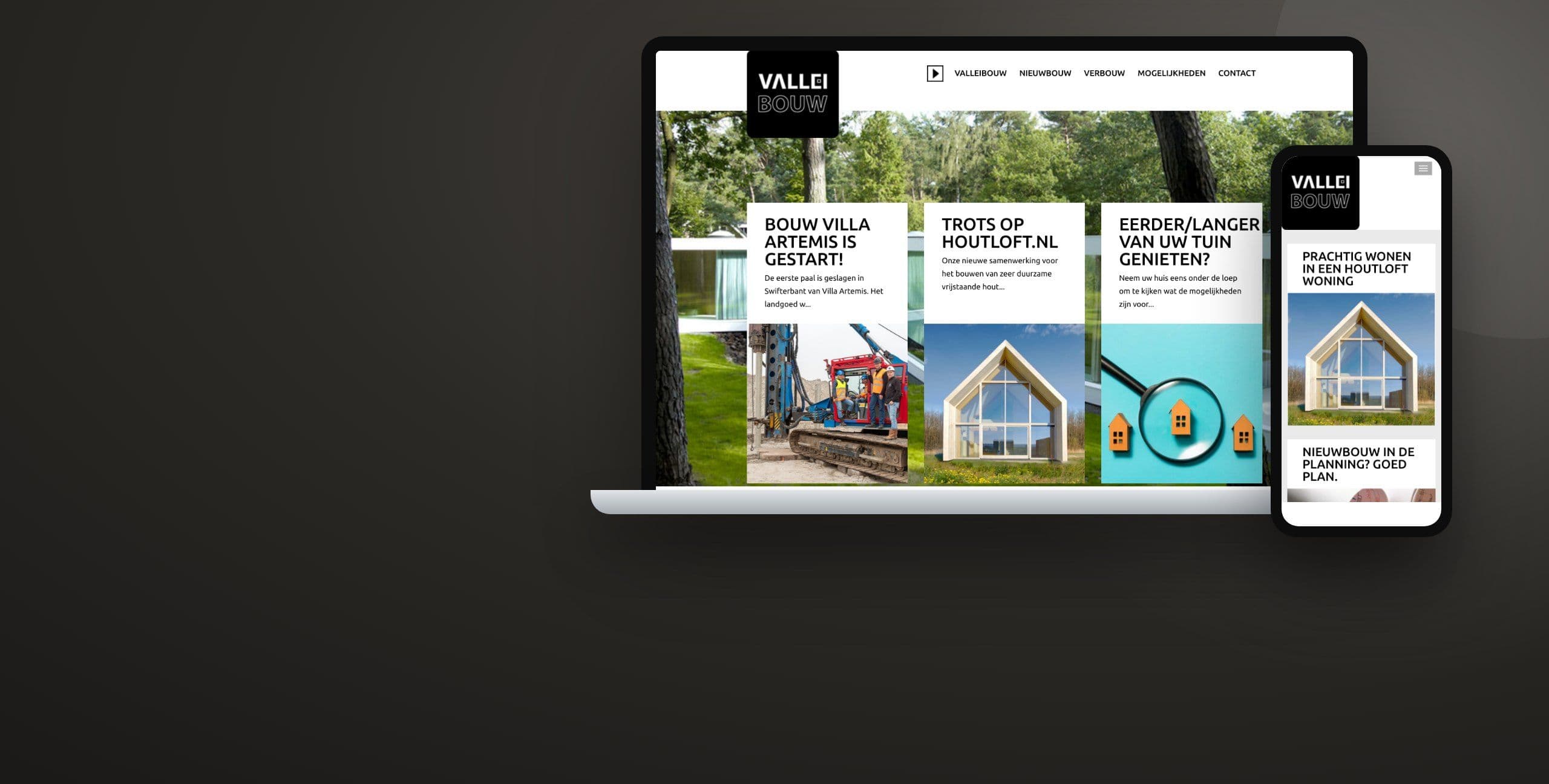 Valleibouw: één sterk merk, van bedrijfsbus tot website