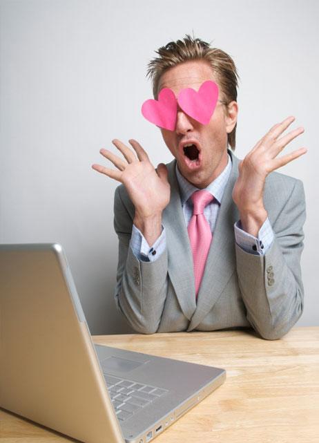 Per email flirten