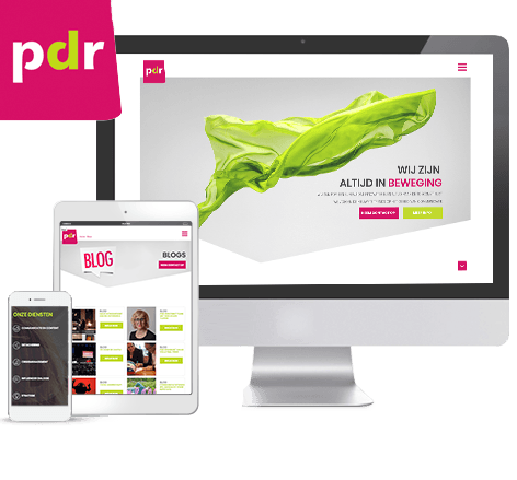 Modern webdesign voor PDR