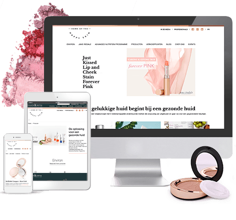 Stijlvolle website Home of the Happy Skin