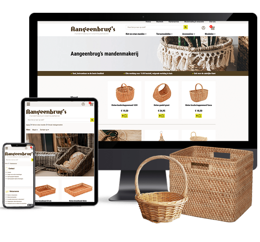 Webshop voor detailhandel